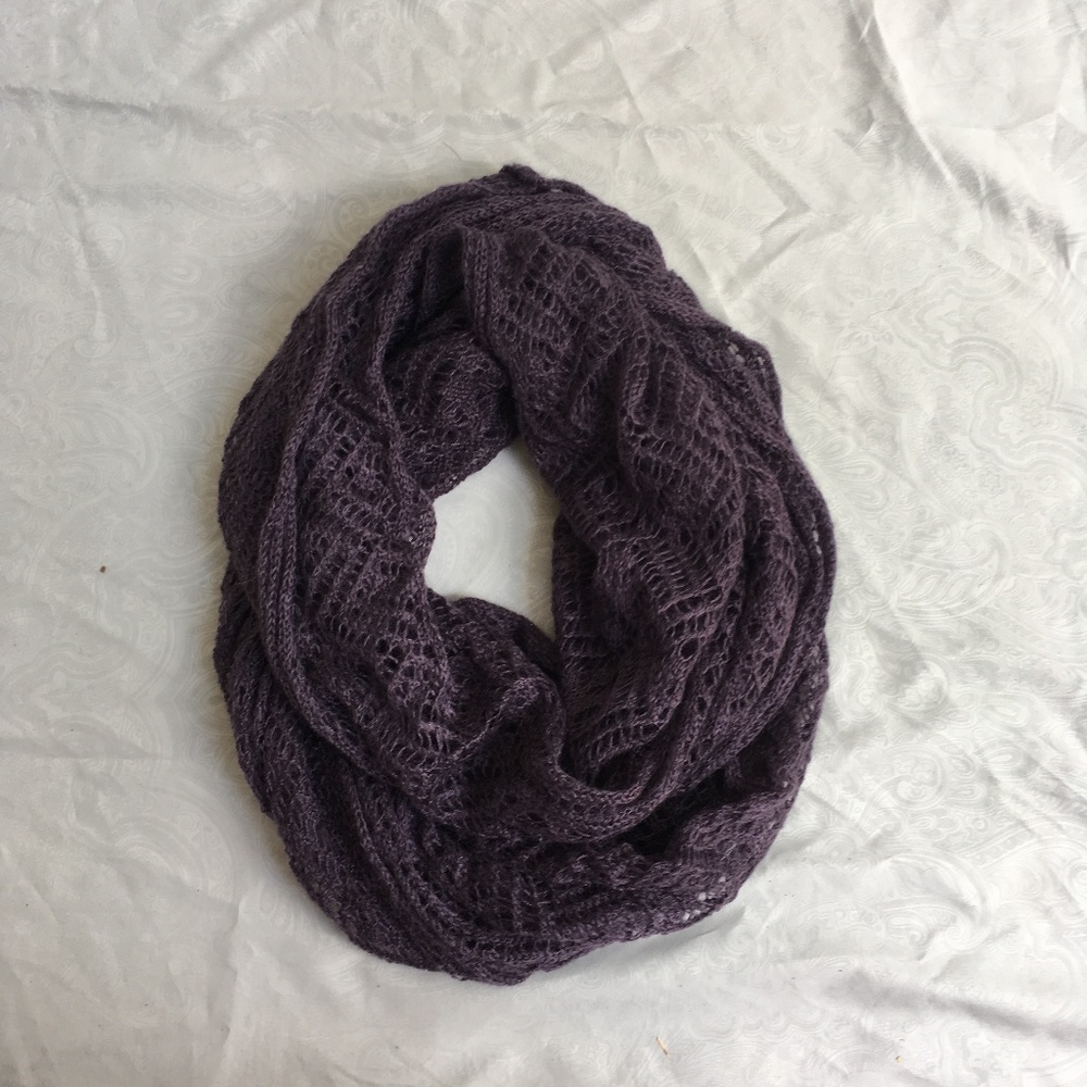 Purple Circle Scarf